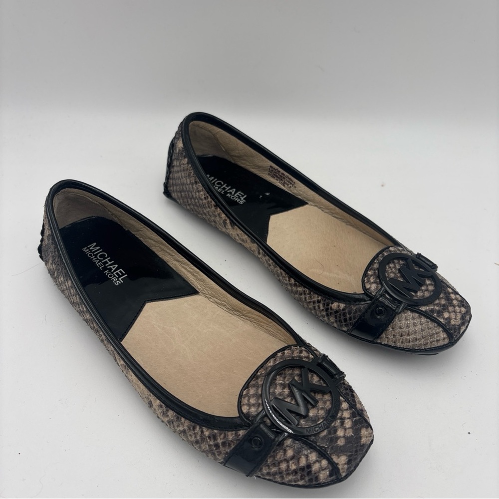 Michael Kors Snakeskin‎ Pattern Loafers